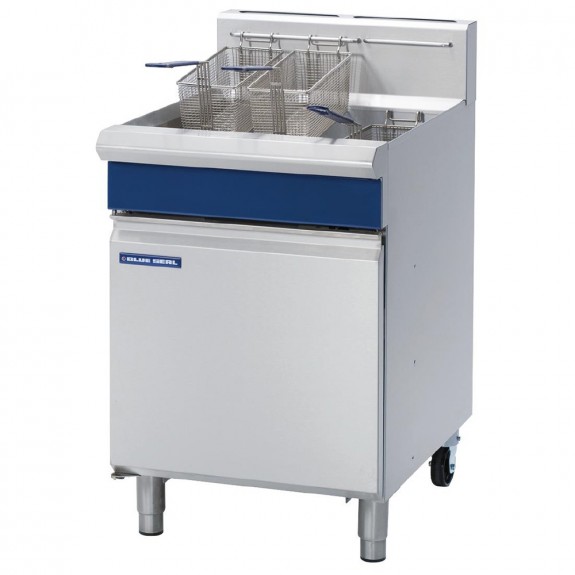 GR792-N Blue Seal By Moffat 600mm Gas Single Pan Fryer 31  Litre w/Mech Control - Natural Gas