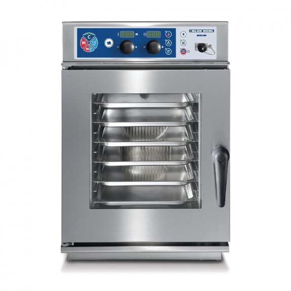 GR807 Blue Seal S Line 6 Tray Electric Compact Combi-Steamer With Automatic Wash System Ec623Csdw