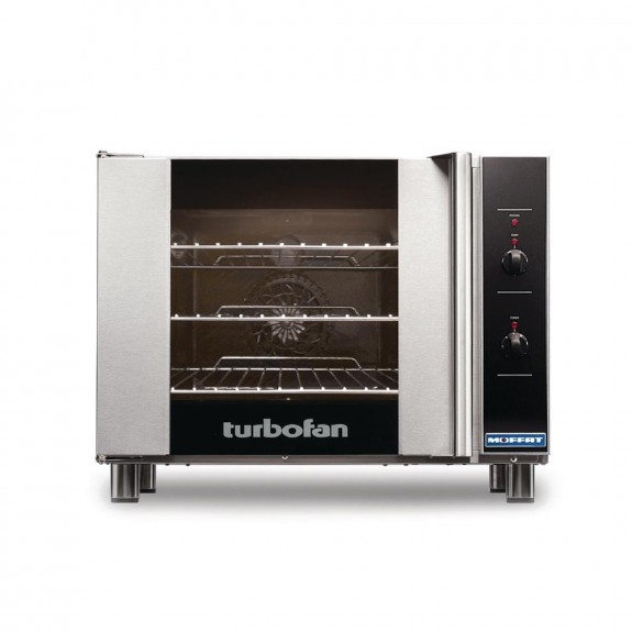 GR861 Turbofan Electric Convection Oven Full Size 3 Tray Manual Controls
