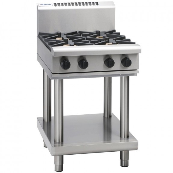 GR886-N Waldorf By Moffat 600mm Cooktop 2X Burners And 300mm Griddle On Leg Stand - Natural Gas