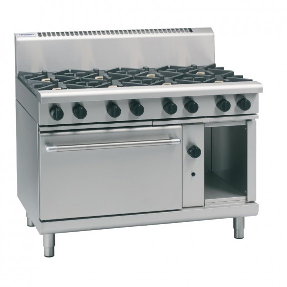 GR893-N Waldorf By Moffat 1200mm Gas Static Oven Range 4X Burners & 600mm Griddle - Natural Gas