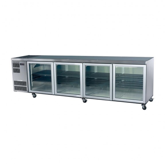 GT531 Skope Counterline Undercounter Slim Chiller Stainless Steel - 3 Glass Door