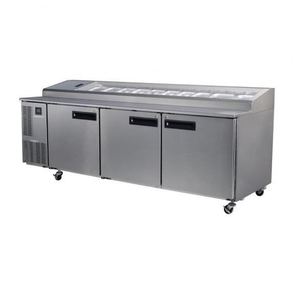 GT558 Skope Pegasus 3 Door 2/1 Gastronorm Pizza Preparation Chiller