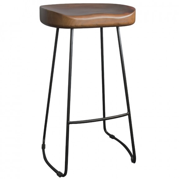 Industrial Bar Stool Sled Base 78cm Discontinued Apex
