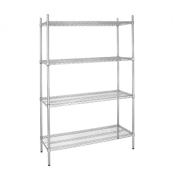 L928 Vogue Flat Pack 4 Shelf Unit - 1220Wx460Dx1830mmH