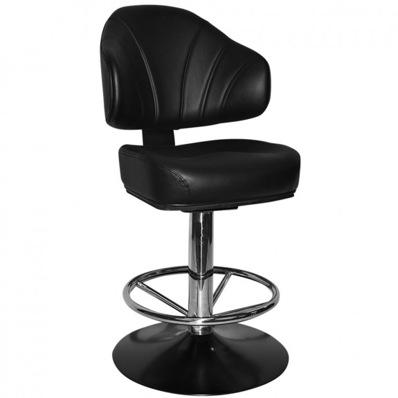 Las Vegas Gaming Stool Polished Disc Base
