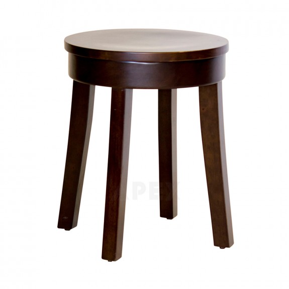 Lucia Minimal Wooden Bar Stool 45cm