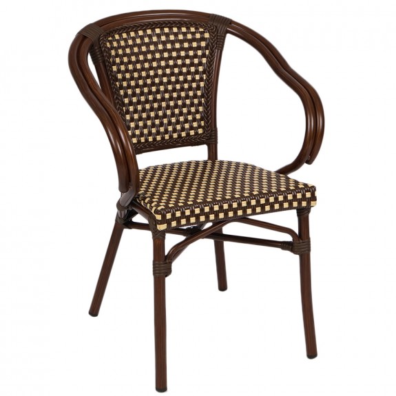 Lyon Outdoor Wicker Arm Chair