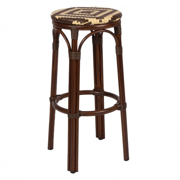 Lyon Wicker Outdoor Bar Stool