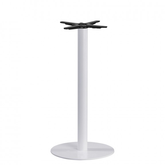 Maya White Outdoor Bar Table Base