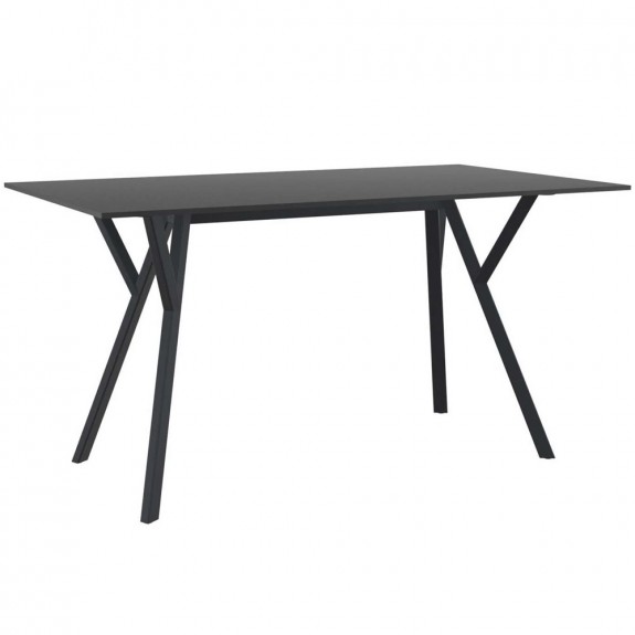 Milo Contemporary Rectangle Outdoor Dining Table