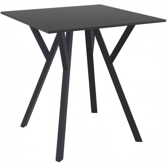 Milo Contemporary Square Outdoor Dining Table