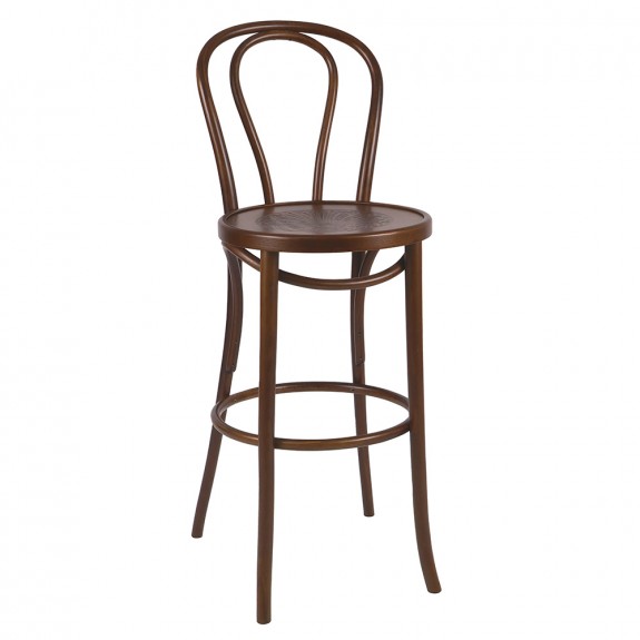 Bentwood Bar Stool with Back Genuine European