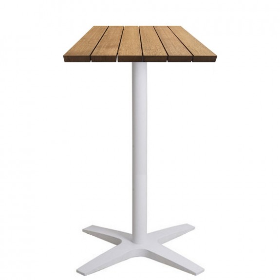 Franziska Rustic Wood Outdoor Bar Table