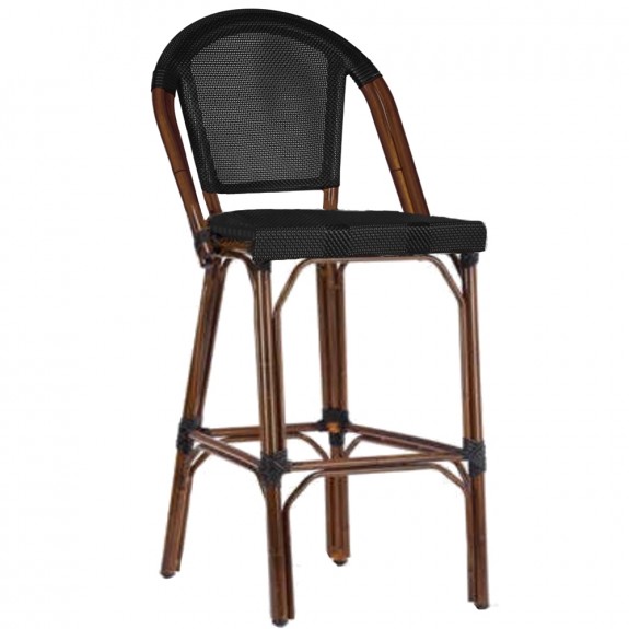 Paris Bar Stool with Fabric Seat 75cm | Stools ...