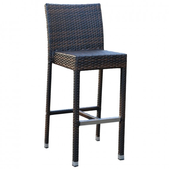 Pia Rattan Bar Stool Outdoor Commercial