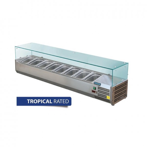 Polar Refrigerated Servery Topper 1800mm