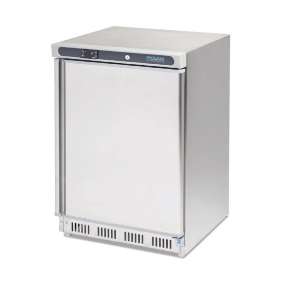 Polar Undercounter Freezer 140Ltr Stainless Steel