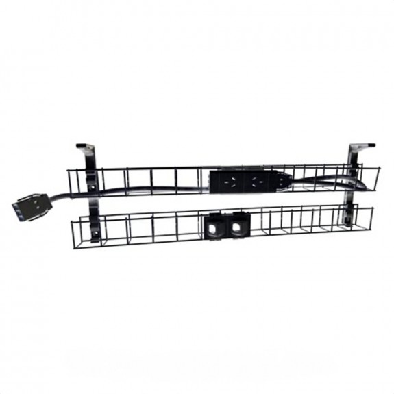 Rapid Wiring Dual Tier Cable Basket 2 GPO + 2 DATA