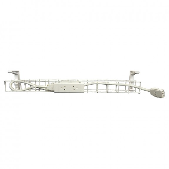 Rapid Wiring Single Tier Cable Basket SWBK6502G-WH