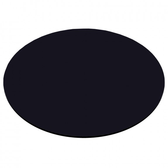 Round Compact Laminate Table Top with Contrasting Edge