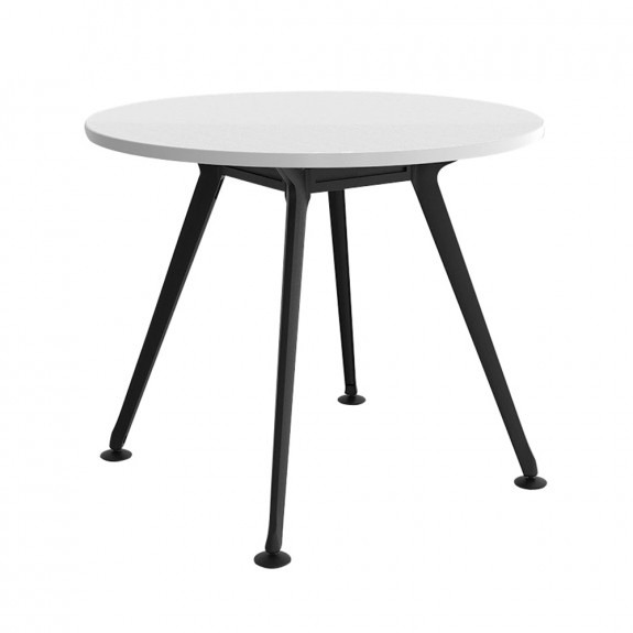 Infinity Round Office Meeting Table 4 Chrome Legs