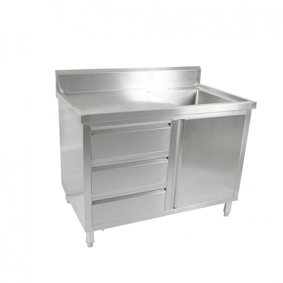 SC-6-1200L-H FED Cabinetd With Left Sink SC-6-1200L-H