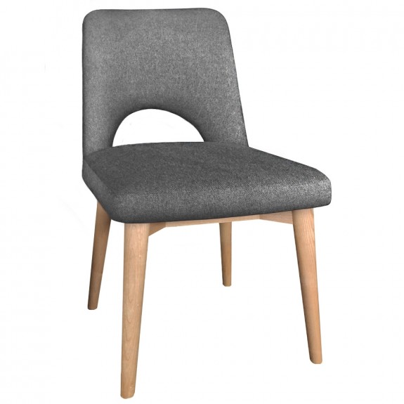 Scandi Side Chair Natural Wood Legs