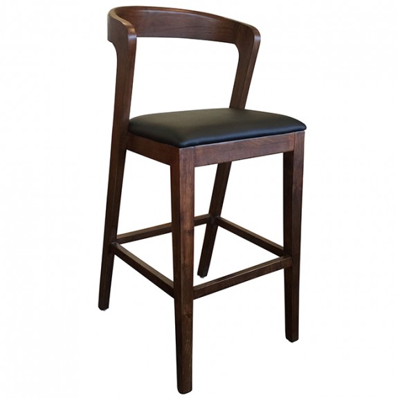 Siana Commercial Timber Padded Bar Stool