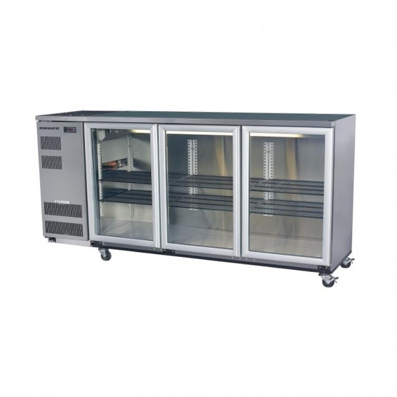 Skope Back Bar Cooler with Three Hinged Doors BB580X