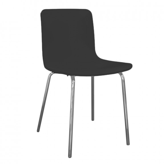 Skylar Poly Chair Chrome Legs