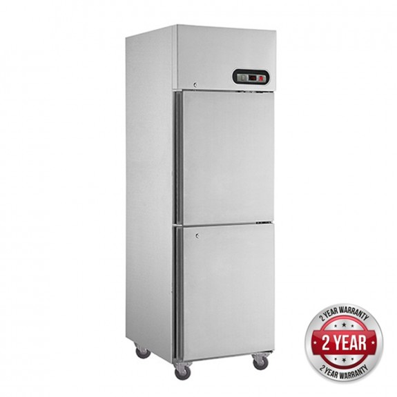 SUF500 FED TROPICAL Thermaster 2 x ½ door SS Freezer SUF500