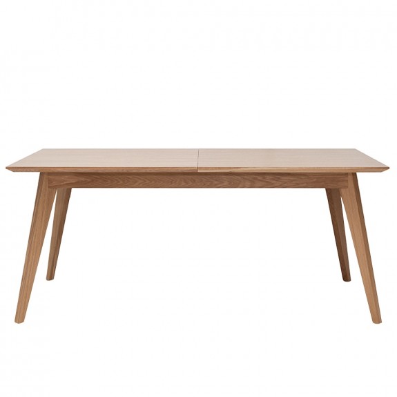 European white online oak dining table