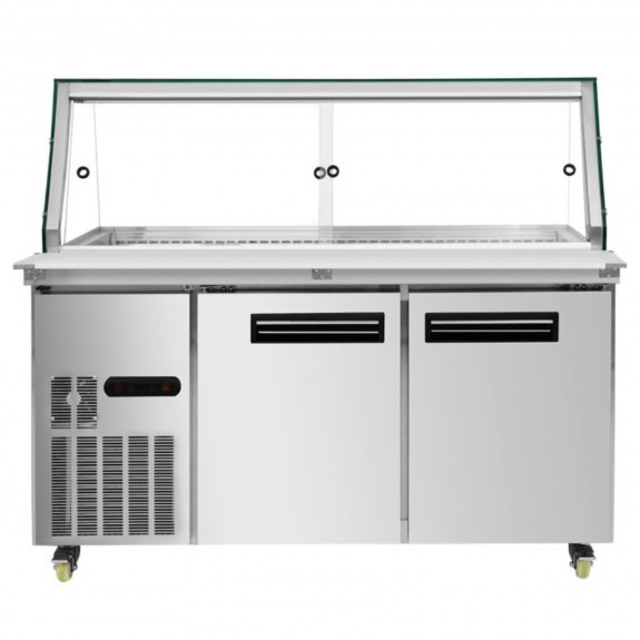 Thermaster Cold Salad & Noodle Bar 4x1/1 GN Pans PF150FA-XG