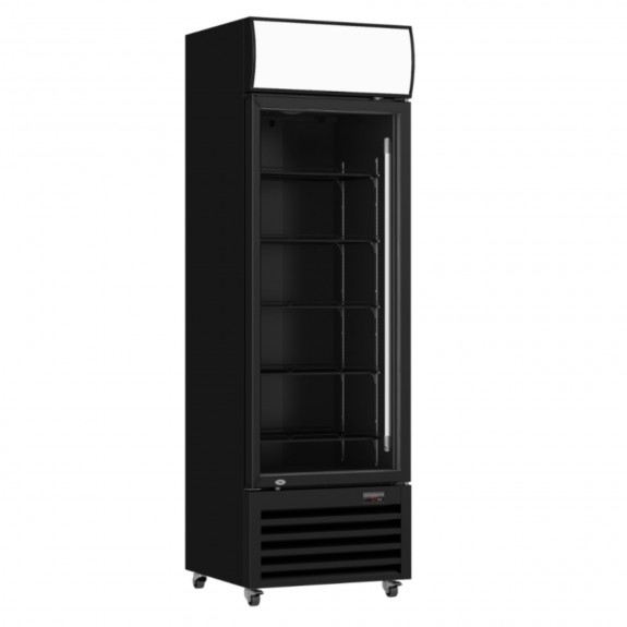 Thermaster Single Glass Door Colourbond Upright Drink Fridge LG-370BP
