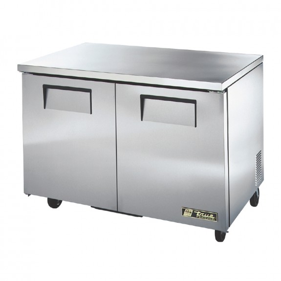 True Undercounter Freezer 2 doors Stainless Steel