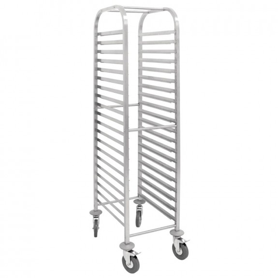 U376 Vogue Gastronorm 1/1 Racking Trolley