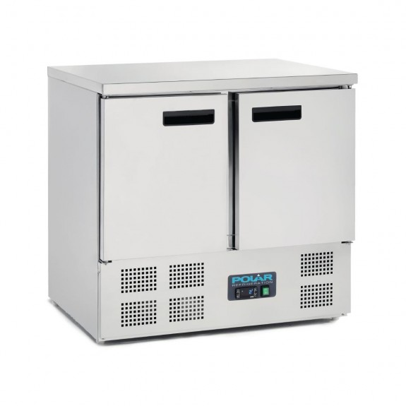 U636-A Polar G-Series Double Door Counter Fridge 240 Litre