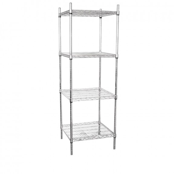 U884 Vogue Tower Display Unit 4 Shelves - 1830(H)x610(W)x610(D)mm