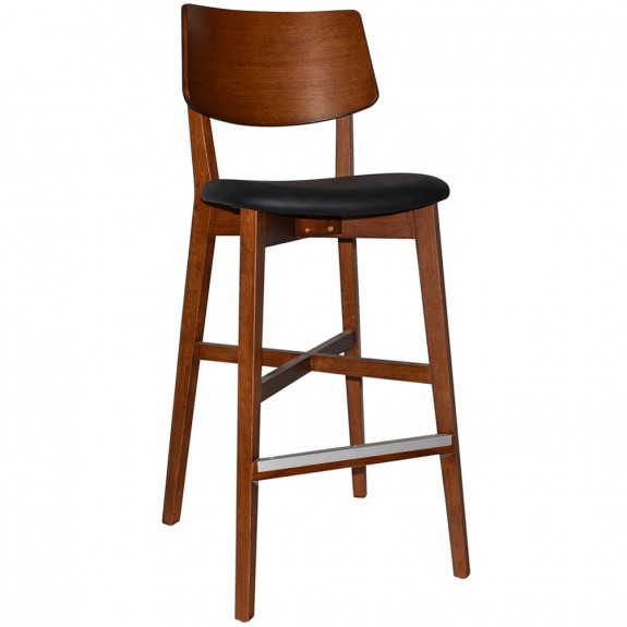 Vanja Bar Stool Faux Leather