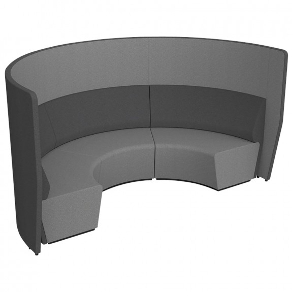 Wave Modular Soft Seating Acoustic Lounge Mid Back