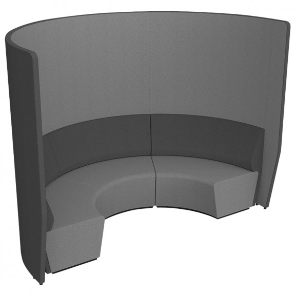 Wave Round Collaboration Seating High Wall