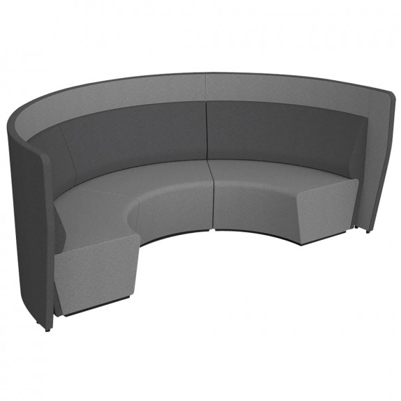 Wave Round Collaboration Seating Low Wall