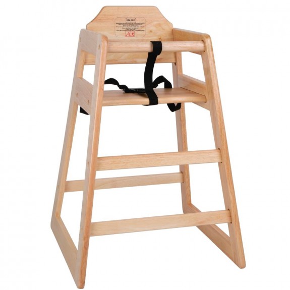 Ovela Wooden Highchair Dark Wood Finish