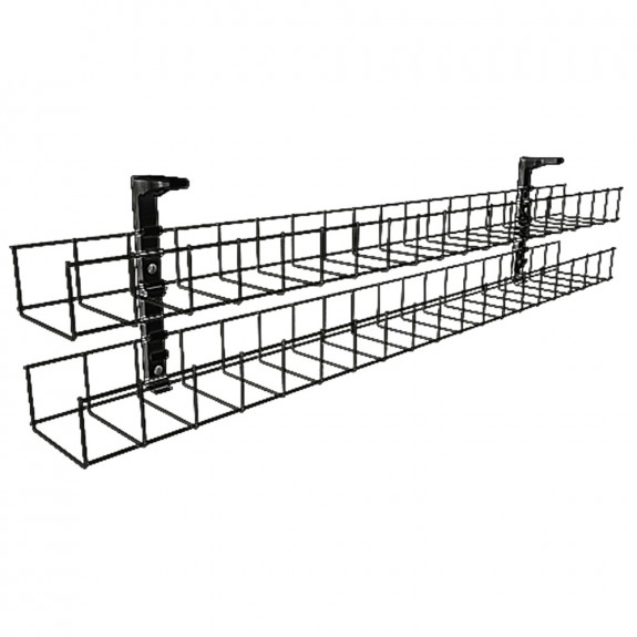 Workstation Double Tier Cable Basket