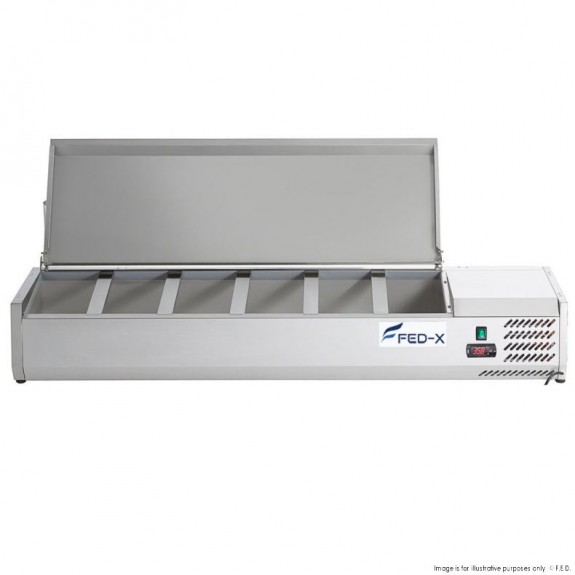 Fed-X Salad Bench With Stainless Steel Lid XVRX1500/380S
