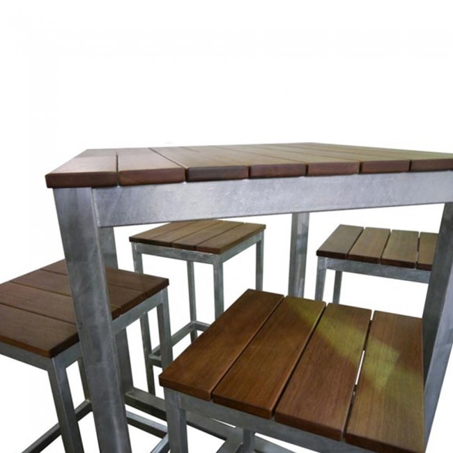 Carita Outdoor Bar Furniture Pub Table And Stools Setting Apex