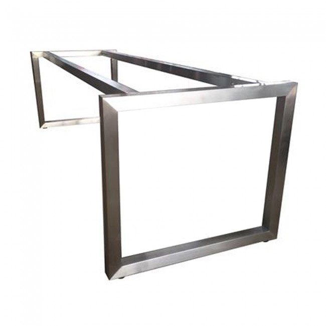 Modern Stainless Steel Table Base Frame Apex Cathalina Modern Stainless Steel Table Base 80 X 240cm