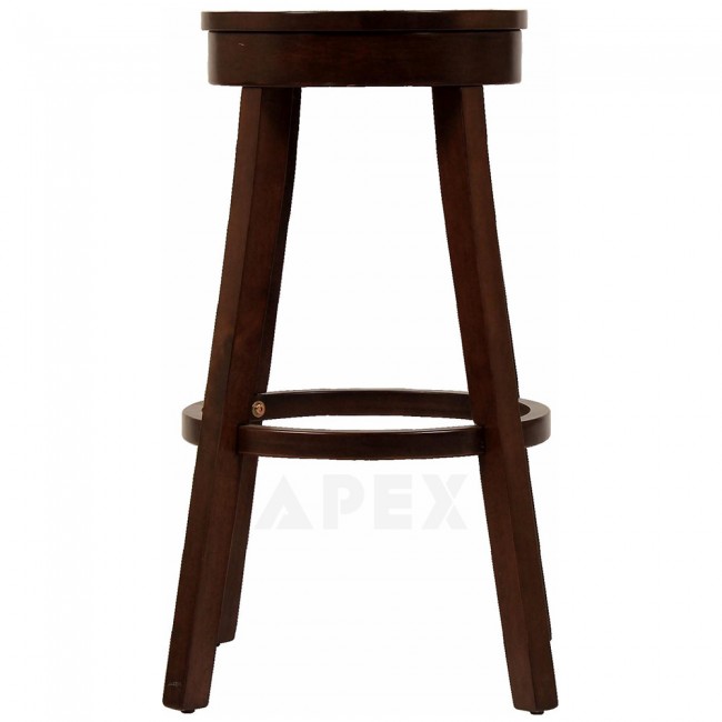 Lucia Classic Wooden Bar Stool Round 75cm Apex