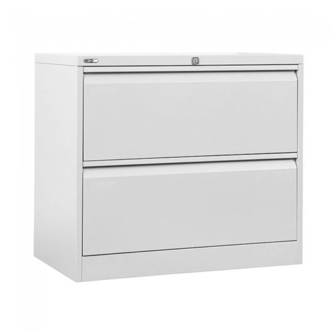 Metal 2 Drawer Lateral Filing Cabinet Apex